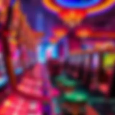 Casino games showcasing vibrant graphics