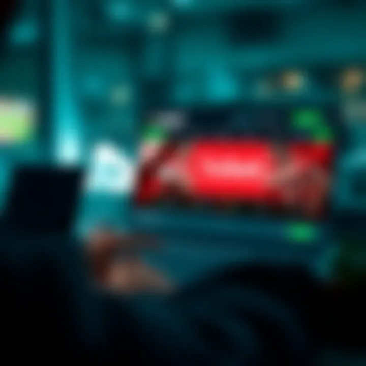 User interface of 1xbet app