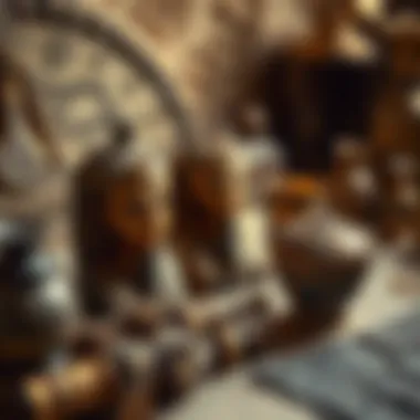 Historical artifacts from ancient Egypt