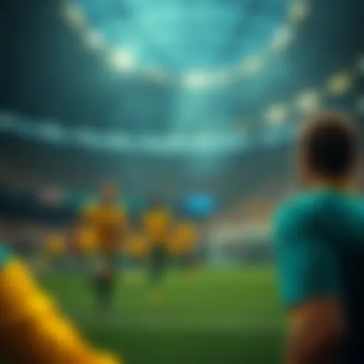 A football match showcasing the vibrant atmosphere in Australia