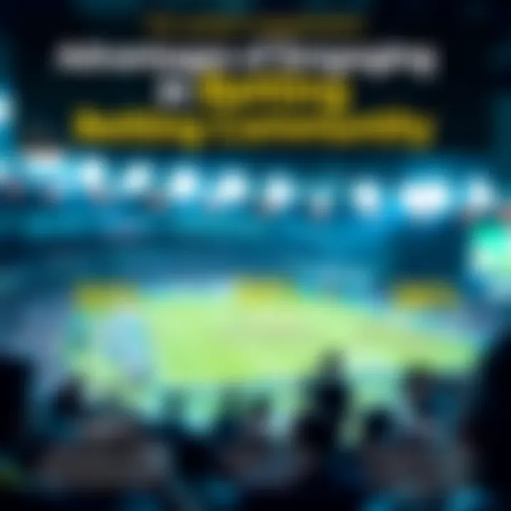 Infographic showing the benefits of participating in a betting community