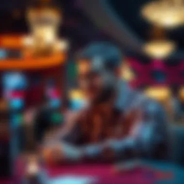 A gambler contemplating strategic betting decisions