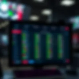 A digital interface showcasing various sports betting options