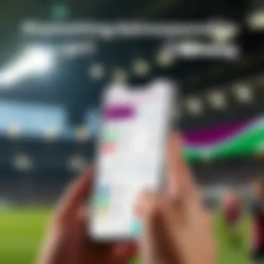 Concept of responsible betting practices emphasized in the app