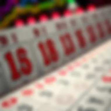 Winning Patterns in Bingo Bingo cards with winning patterns