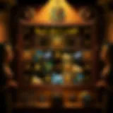 Ancient Egypt themed slot game interface.