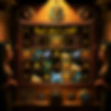 Exploring the Interface of Book of Dead Ancient Egypt themed slot game interface.