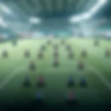 Tactical Analysis in Bulgarian League Football A tactical formation chart used by a Bulgarian football team.