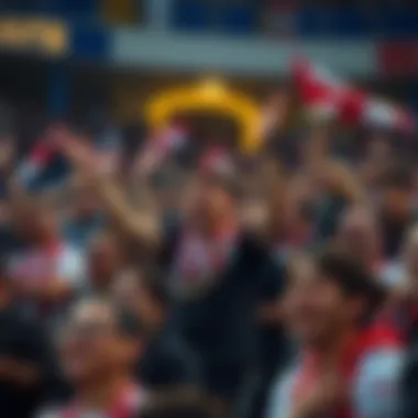 Cagliari Calcio Fans Cheering Cagliari Calcio supporters cheering passionately in the stands