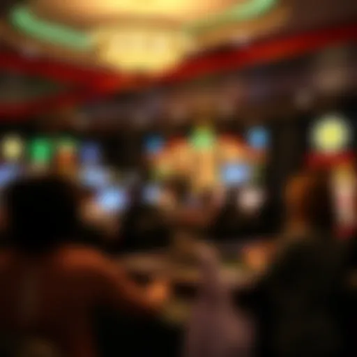 A digital representation of an online casino community platform