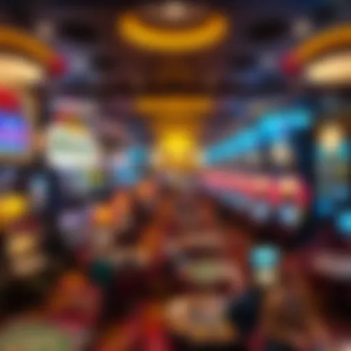 The Thrill of the Casino Atmosphere A captivating view of a bustling casino floor
