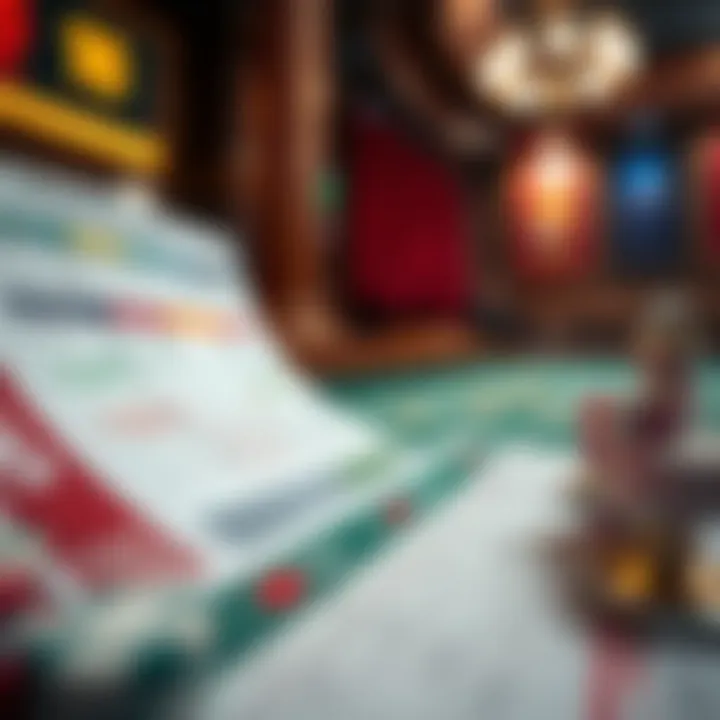 Charts showing different betting strategies for craps