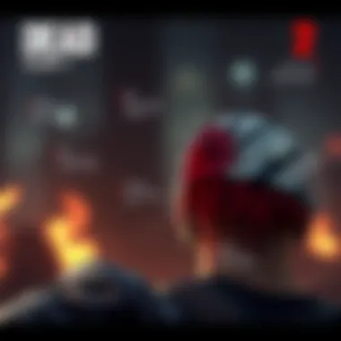 An illustration highlighting the main storyline elements and narrative twists in Dead Island 2