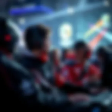 Diverse Genres in the Esports Ecosystem A digital representation of various esports games and genres