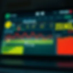 Football analysis website interface showcasing statistics