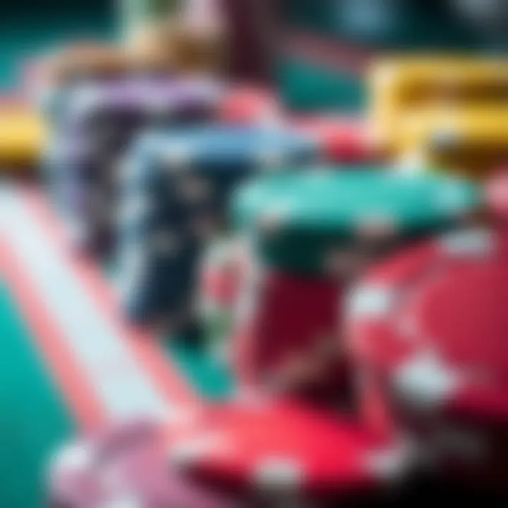 The Significance of Poker Chips in Betting Close-up of poker chips in vibrant colors representing different values