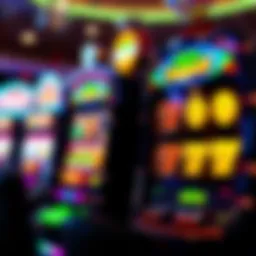 A captivating jackpot slot machine with vibrant graphics and bright lights
