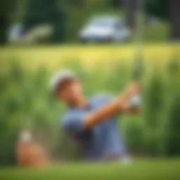 Kurt Kitayama in action during a golf tournament