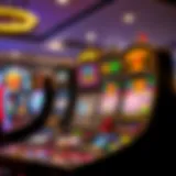 A visually striking representation of various slot games showcasing their evolution over time
