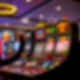 A visually striking representation of various slot games showcasing their evolution over time