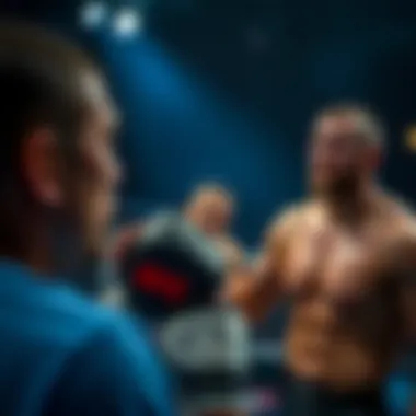 Graphic representation of the latest trends in UFC betting