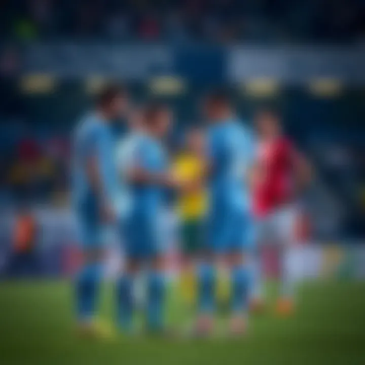 Lazio's Tactical Approach Lazio players strategizing during a match