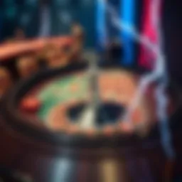 Detailed layout of Lightning Roulette table