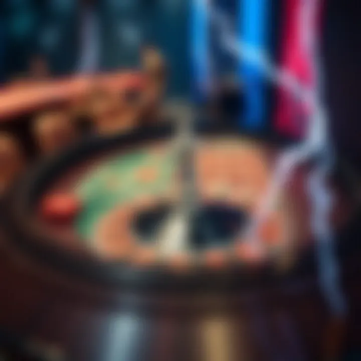 Detailed layout of Lightning Roulette table