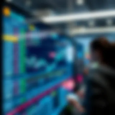 A digital interface representing technology's role in shaping the future of betting.