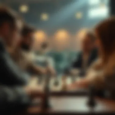 A strategic board game session highlighting the importance of strategy in betting.