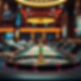 Immersive live casino gaming experience on mobile devices