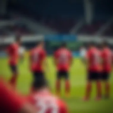 Tactical Formation of Madura United Tactical formation of Madura United during a match