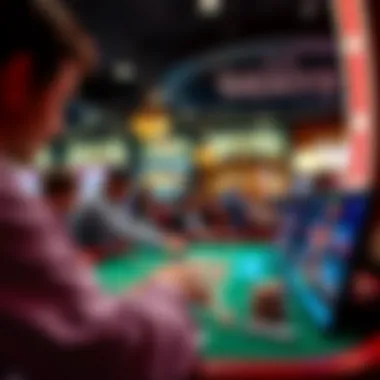 Engaging Mobile Casino Gameplay Stunning visuals of mobile casino games in action