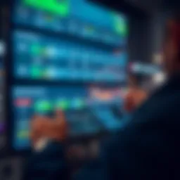 A digital interface showcasing various betting options