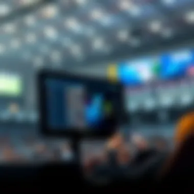 Conceptual illustration of online betting risks