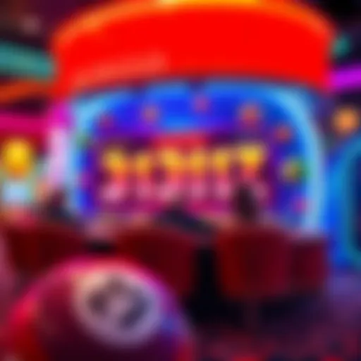 Vibrant Online Bingo Experience An inviting online bingo platform showcasing vibrant graphics and user-friendly interface.