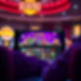 Vibrant online casino interface showcasing games