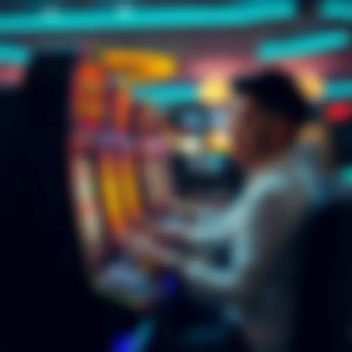 Mastering Slot Gaming Strategies Strategic play in action at a slot machine