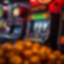 A vintage slot machine showcasing the evolution of gaming