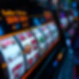 Intricate Slot Machine Interface An intricate slot machine interface showcasing reels and pay lines