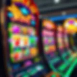 A visually captivating online slot machine interface showcasing vibrant graphics and symbols