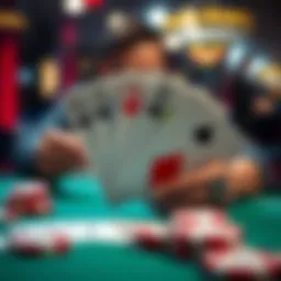 Visual representation of poker hand rankings