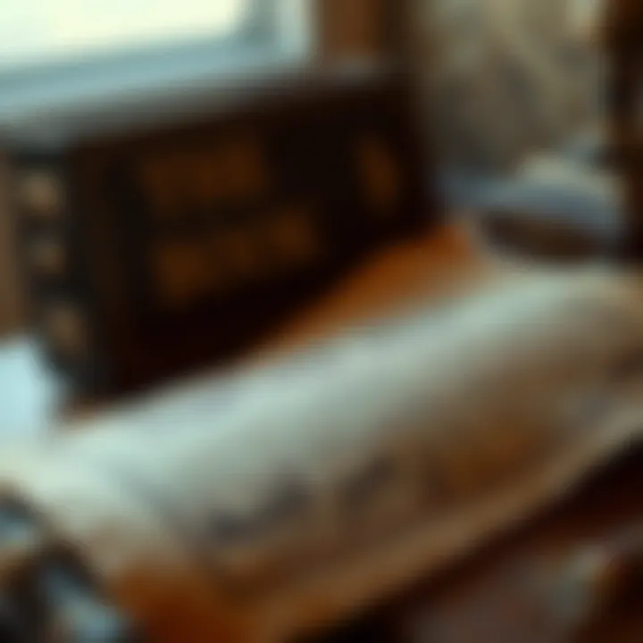 The Ramses Book as a Historical Document Depiction of the Ramses Book on a historical scroll