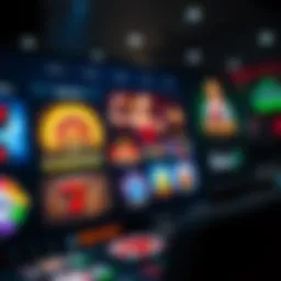 Real-time online casino interface showcasing various games