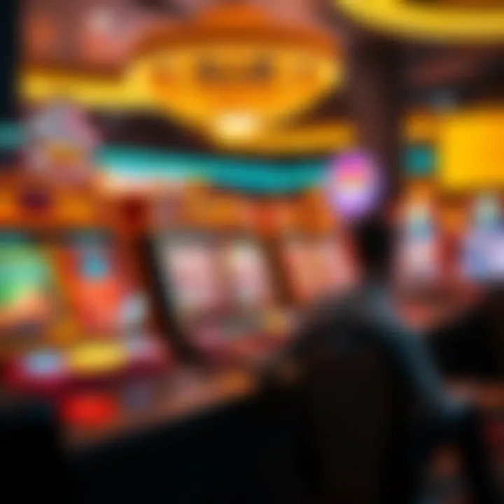 Strategic Betting in Slot Games Visual representation of betting strategies in slot games