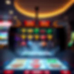 Dynamic interface showcasing real-time slot gameplay