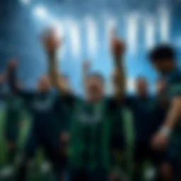 Historic moment of Shonan Bellmare celebrating a victory