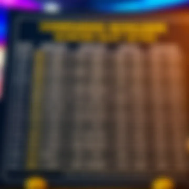 Comparing Bonuses Across Slot Sites A detailed comparison chart highlighting bonuses and promotions across different slot sites