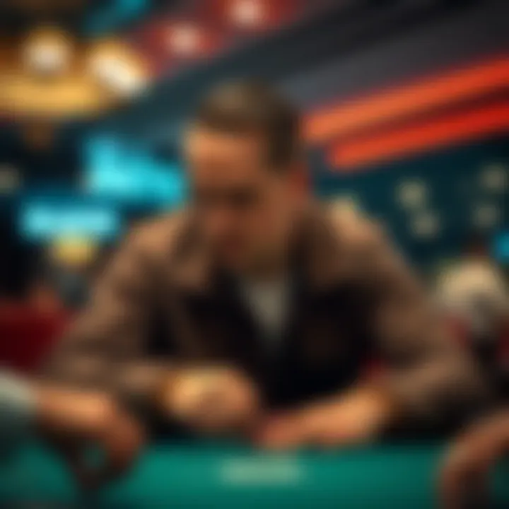 Player Making a Strategic Bet