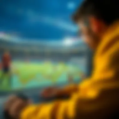 Analyzing Sports Betting Trends Illustration of sports betting trends and statistics